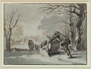 landscape-with-skaters-and-a-sled-winter