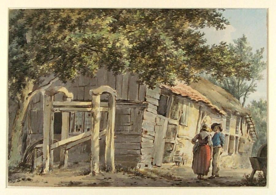 Village View in Ruinen (Drenthe Province)