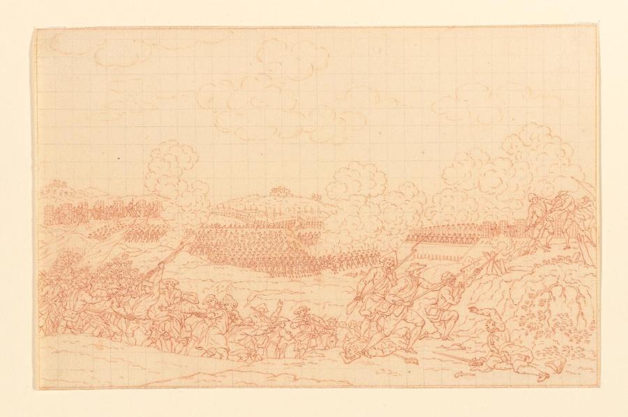 Battle Scene of the French Army