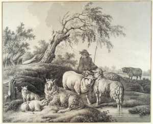 landscape-near-a-willow-tree-a-seated-herdsman-seen-from-the-back