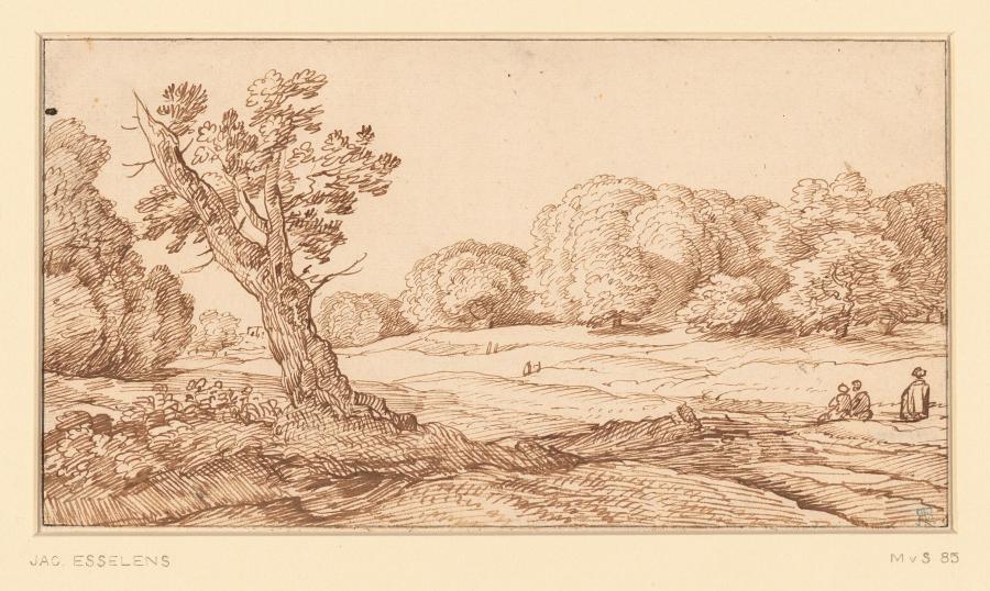 Wooded Landscape with Figures