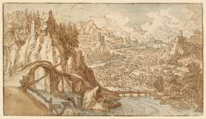 rivierlandschap-met-boogbrug