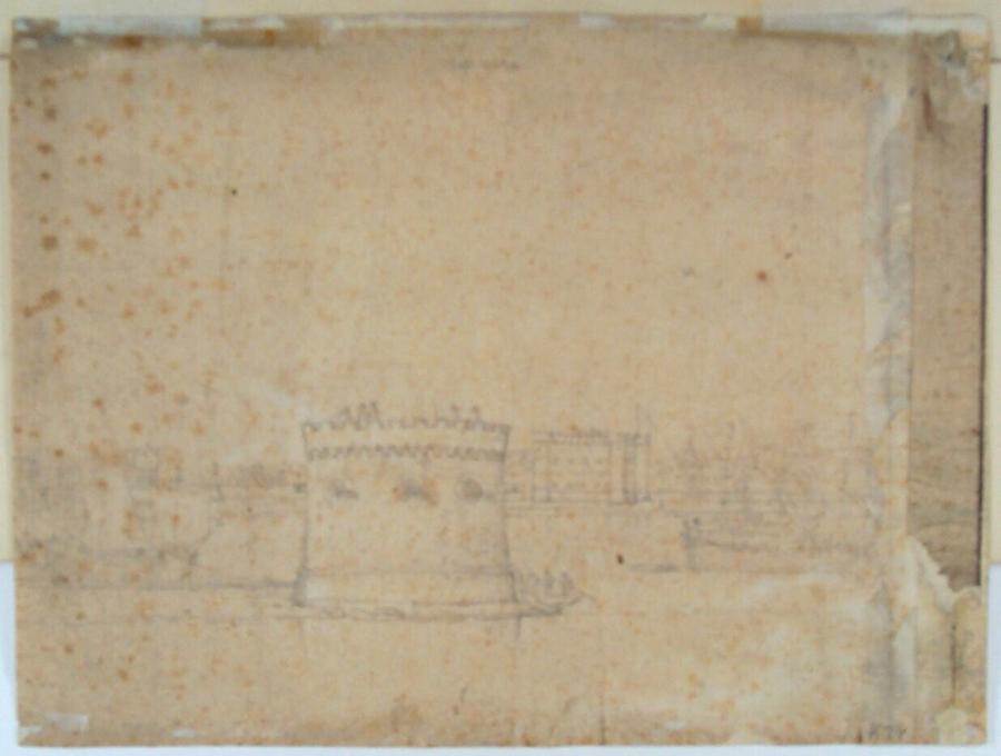 Sketch of Harbour Entrance with Bastion