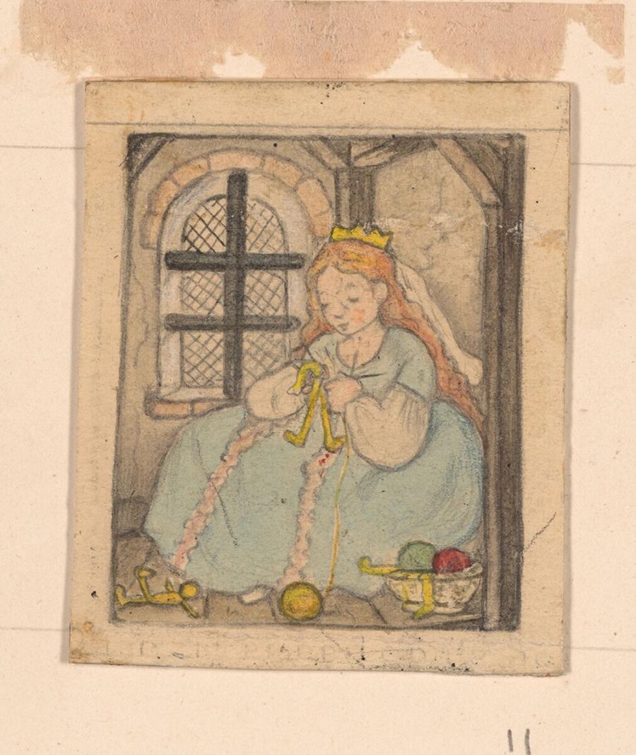 Drawing for the Collection of Nursery Rhymes 'Handje-plak', S.L. van Looy, Amsterdam s.a. [1900]