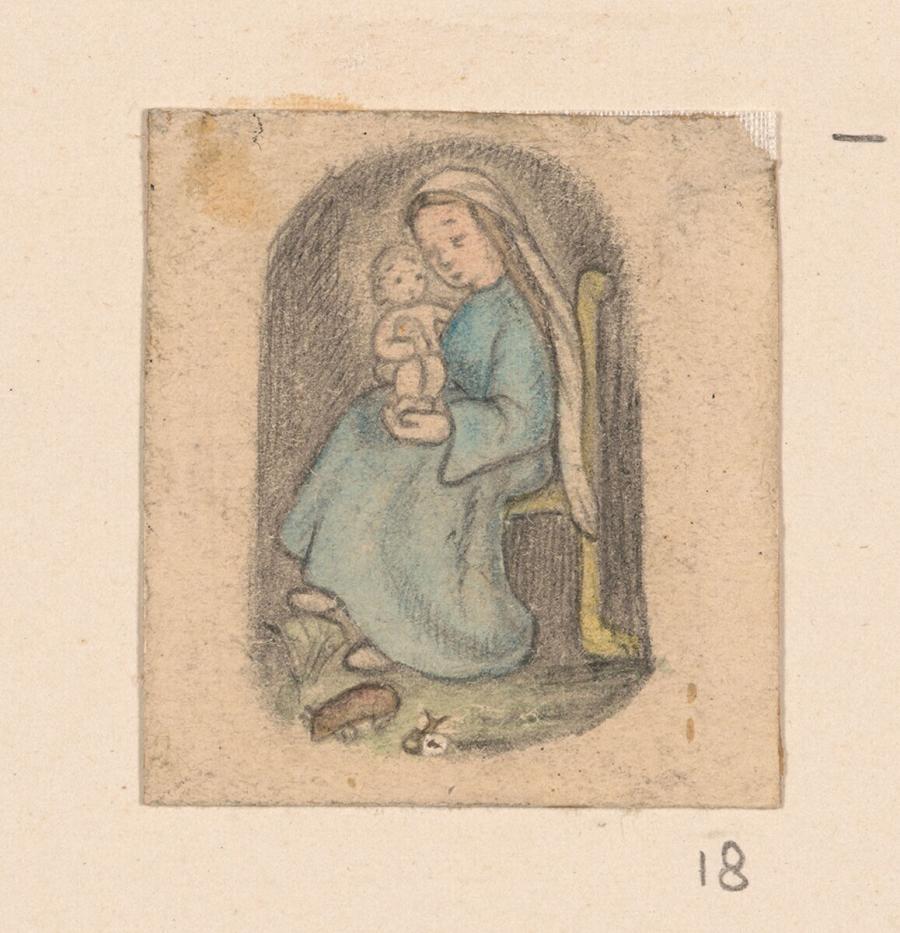 Drawing for the Collection of Nursery Rhymes 'Handje-plak', S.L. van Looy, Amsterdam s.a. [1900]