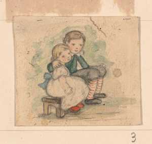 drawing-for-the-collection-of-nursery-rhymes-handje-plak-s-l-van-looy-amsterdam-s-a-1900