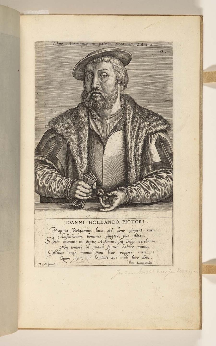 Ioanni Hollando, Pictori