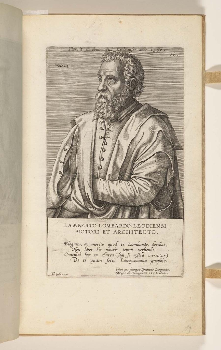 Lamberto Lombardo Leodiensi, Pictori et Architecto