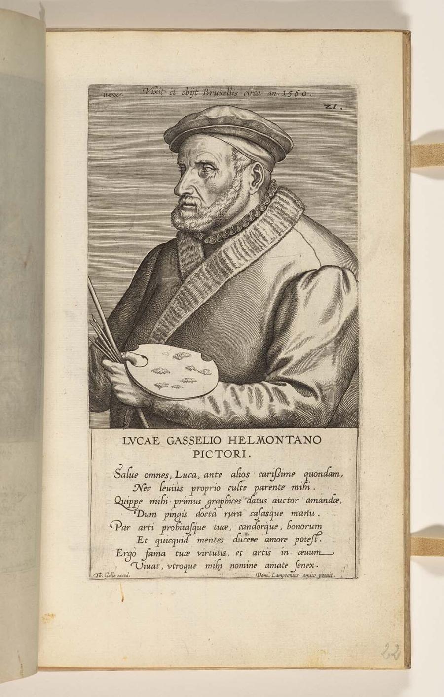 Lucae Gasselio Helmontano Pictori
