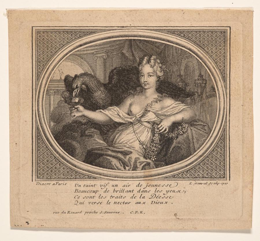 Woman with Cup and Eagle