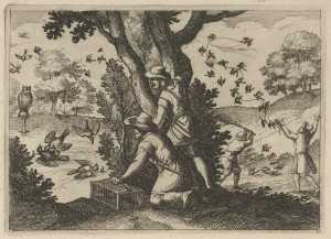 hunters-capturing-birds