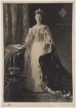 coronation-portrait-of-queen-wilhelmina