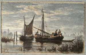 twee-schuiten-bij-ondergaande-zon