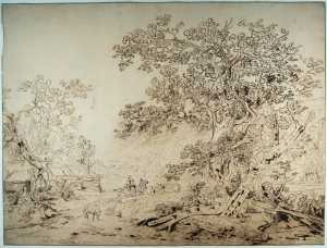 country-road-with-figure-and-cattle