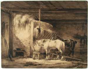 two-horses-in-the-stable