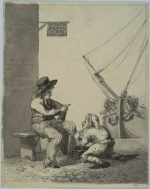 bootblack-and-customer