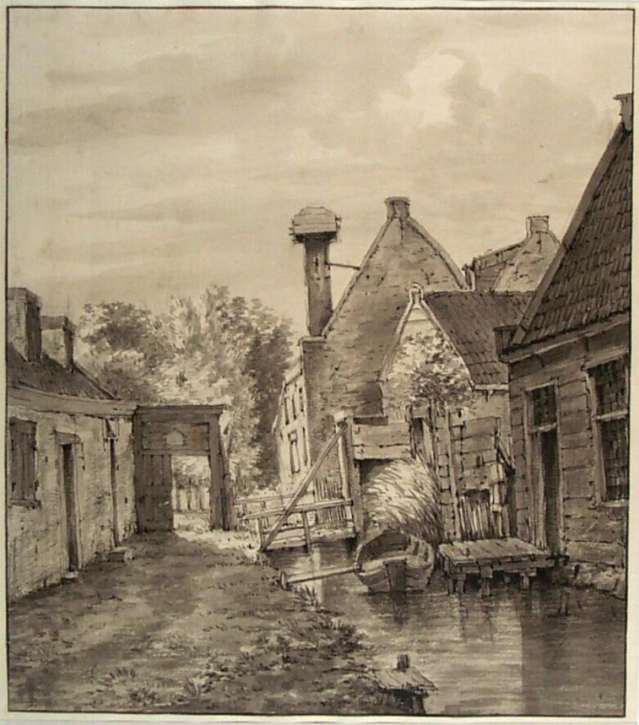 Houses along a Ditch, probably in Amsterdam
