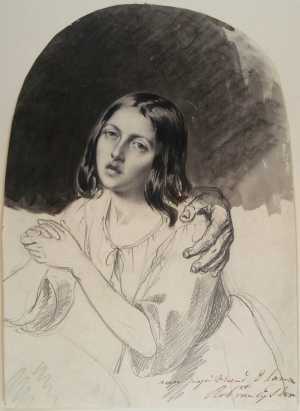 girl-with-her-hands-folded-with-one-hand-on-her-shoulder