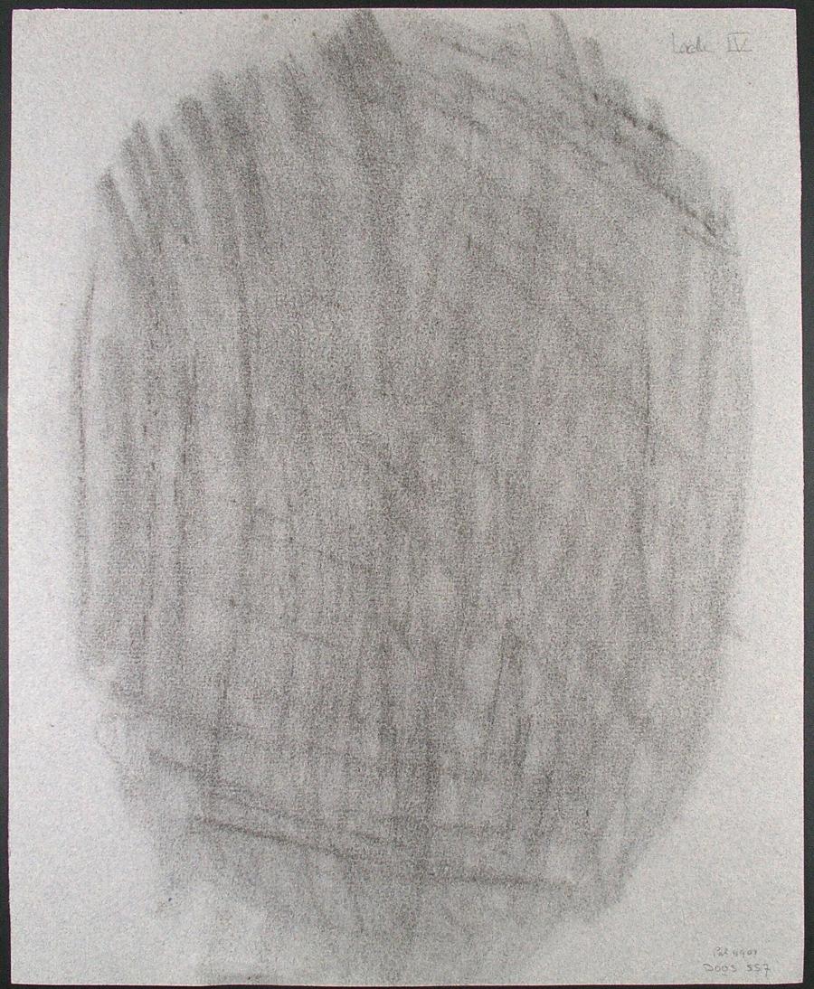 Oval for transfer Portrait Study
