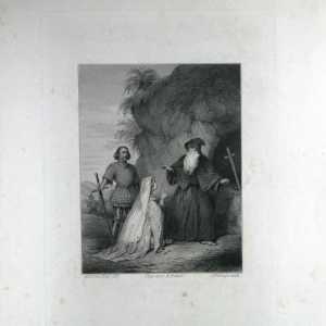 agnes-van-der-sluis-and-witte-van-haemstede-with-the-priest