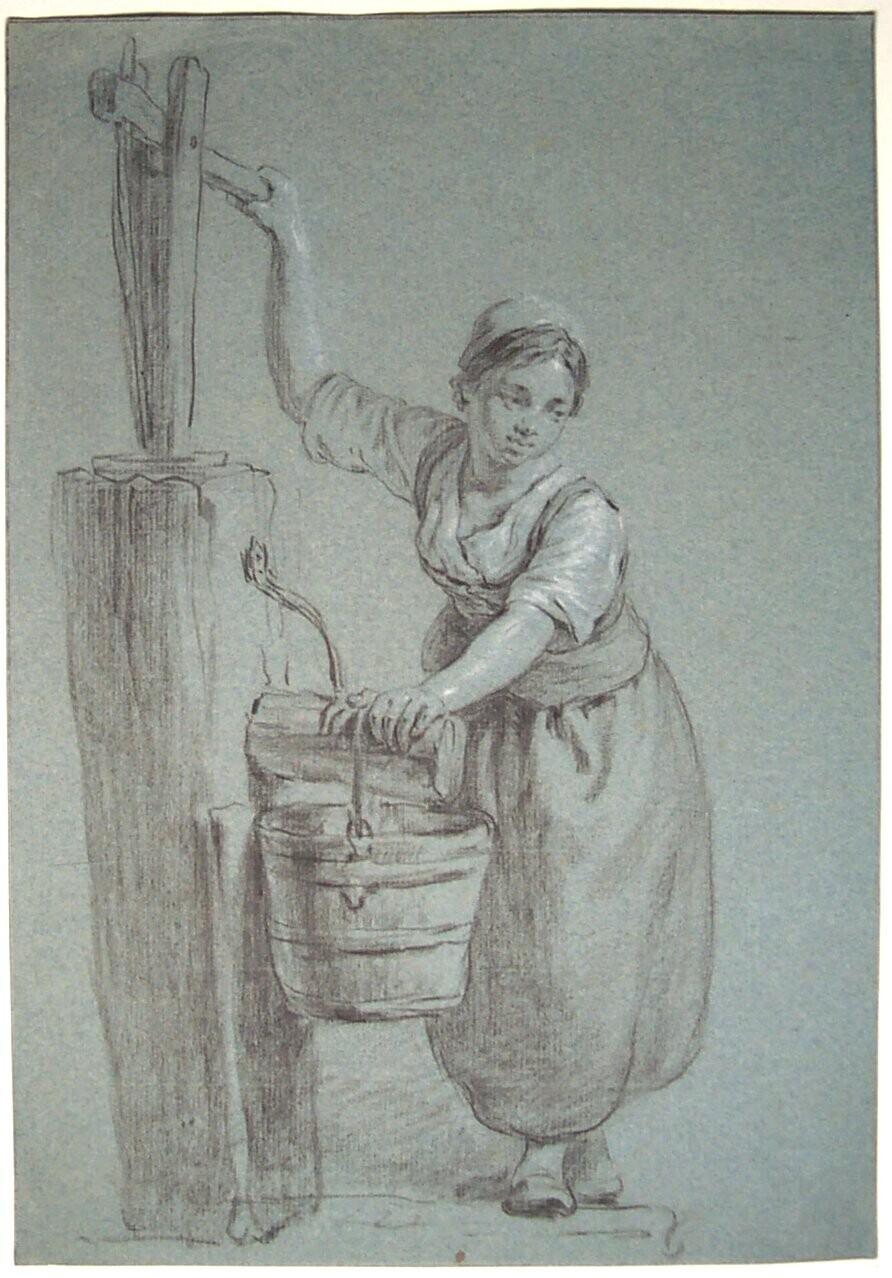 Woman at a Water Pump