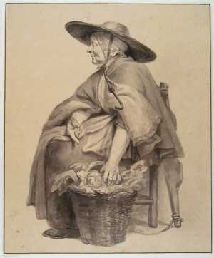 seated-female-vegetable-seller-with-a-broad-brimmed-hat