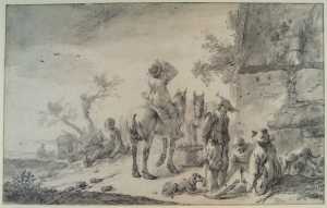 rustende-landarbeiders-voor-een-boerenwoning