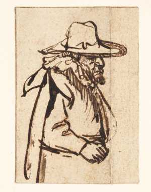 staande-man-met-hoed