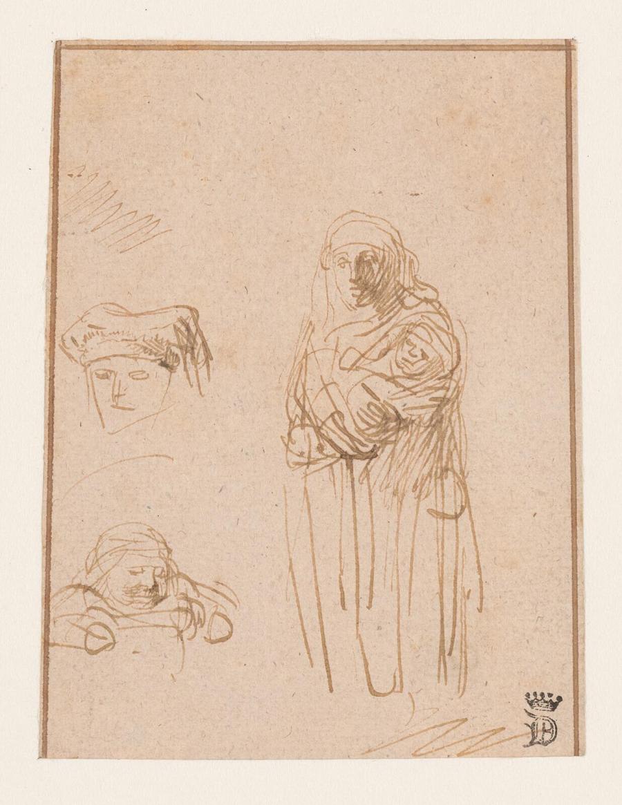 Studies of a Woman and a Child