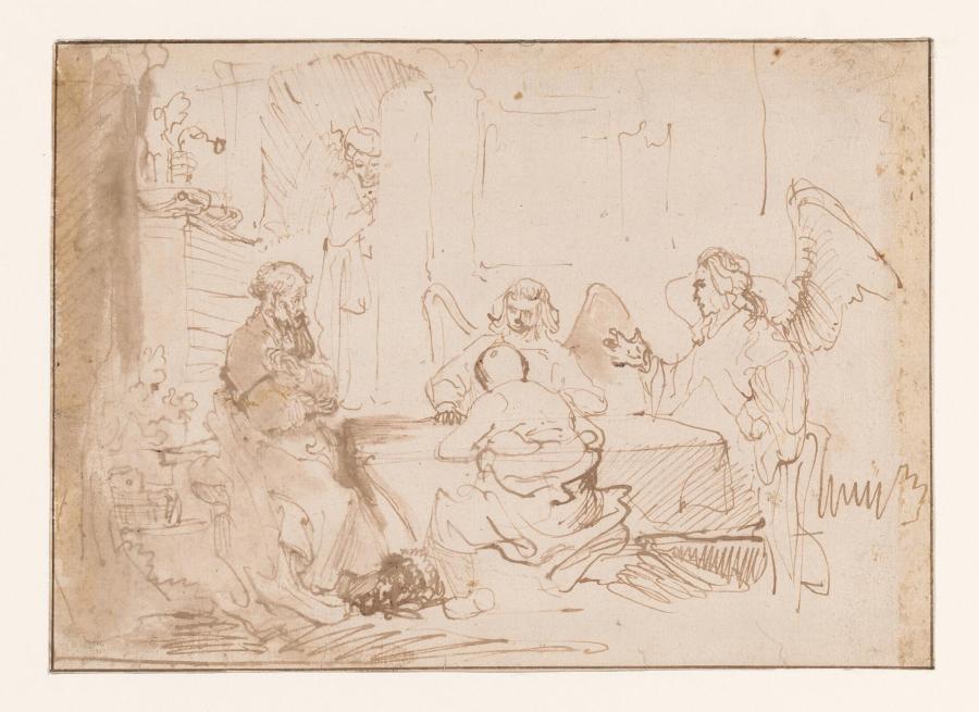 Abraham en de engelen