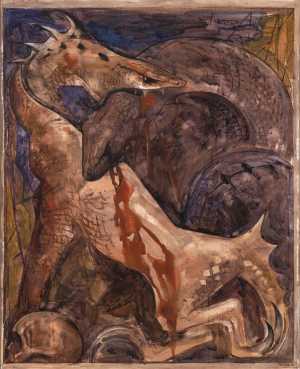 study-for-natura-integra-snakefight