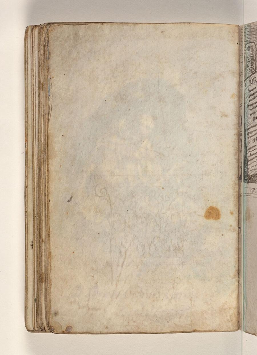 Folio in an early Italian drawing-book: blank