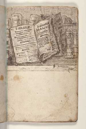 row-of-books-including-titles-by-virgil-folio-in-an-early-italian-drawing-book