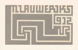 business-card-of-johannes-ludovicus-mattheus-lauweriks