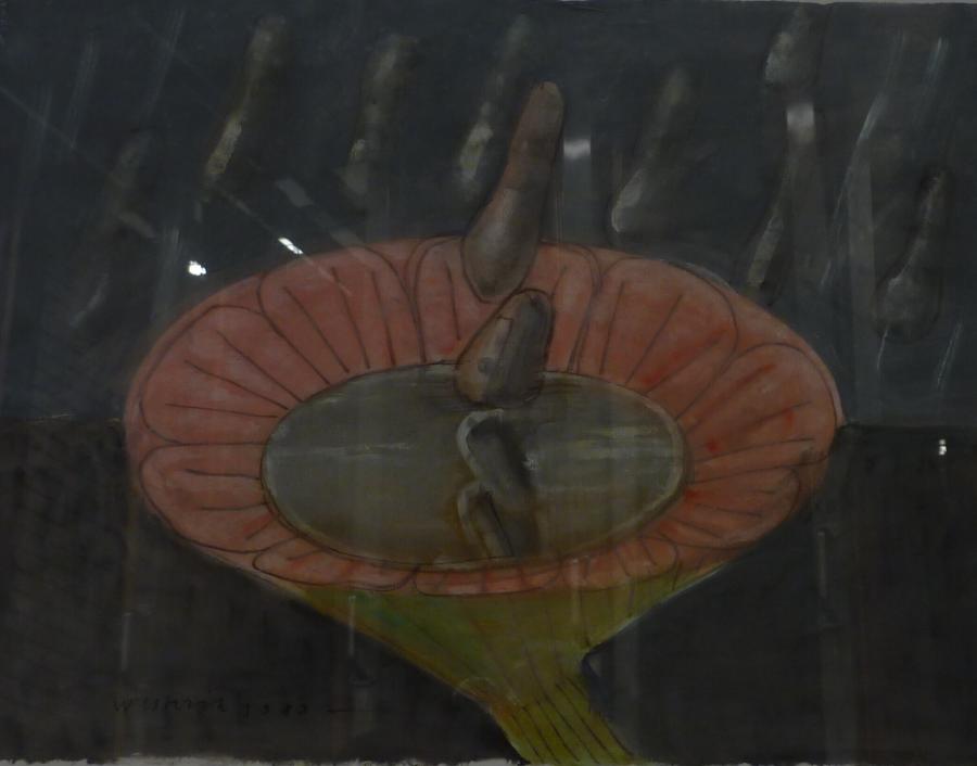 Bloem met regendruppels