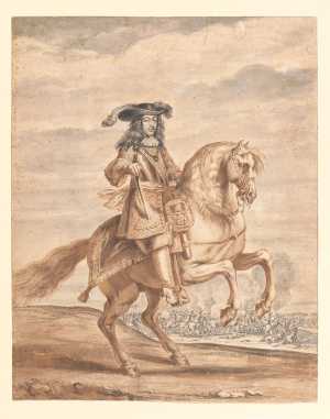 equestrian-portrait-of-prince-wiliam-ii-turned-to-the-right