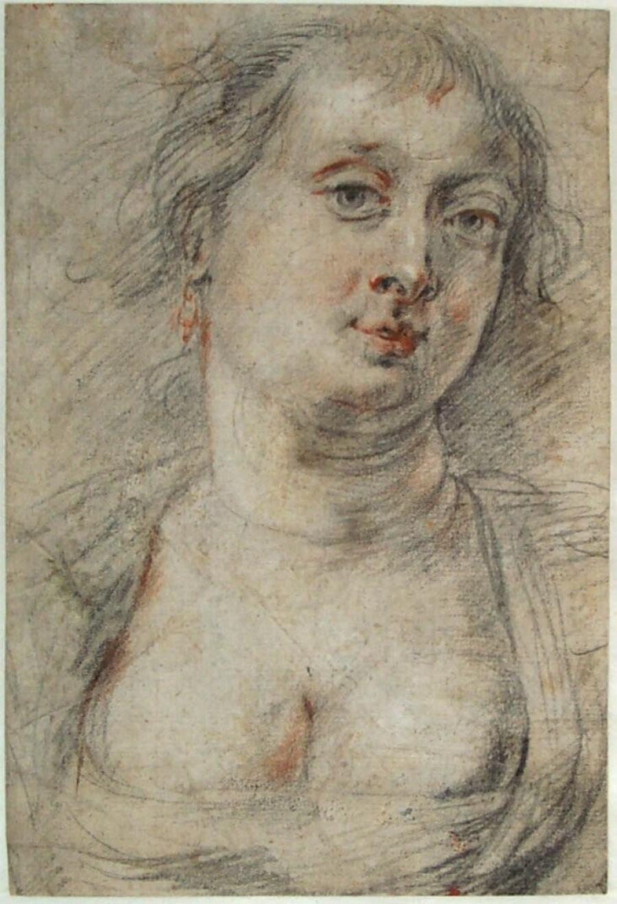 Borstbeeld van een vrouw