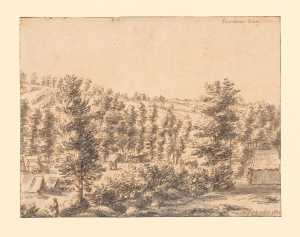 army-camp-on-a-wooded-hill