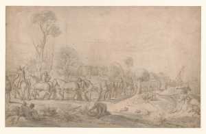 landscape-with-a-train-of-horses