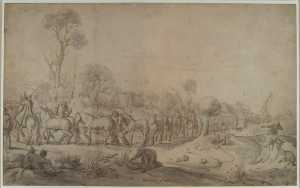 landscape-with-a-train-of-horses