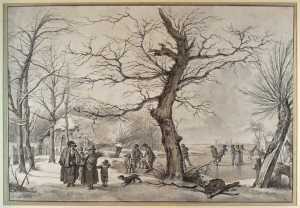 winter-landscape-with-skaters