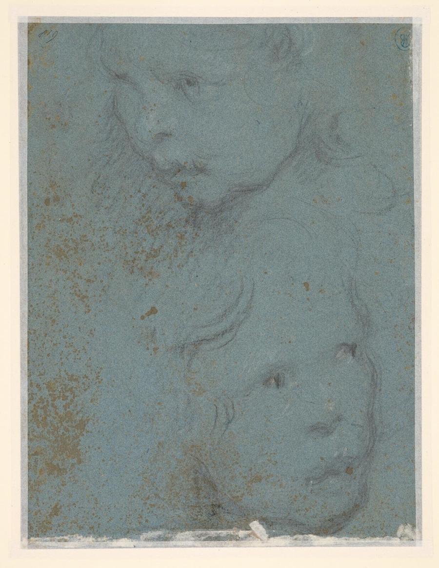 Two Sketches of Children's Head