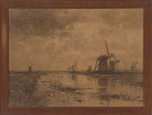 the-mills-near-the-kinderdijk