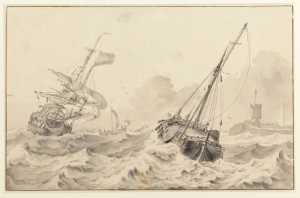 ships-at-the-coast-in-stormy-weather