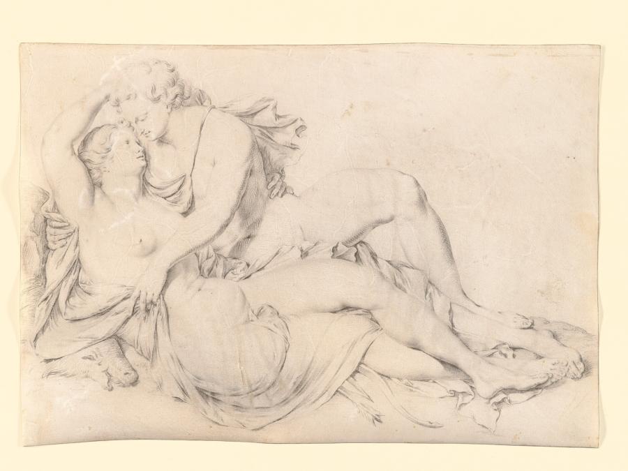 Venus and Adonis, after a Terracotta Sculpture by  Francis van Bossuit