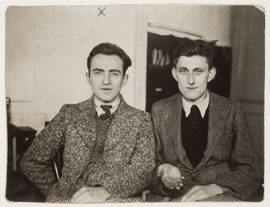 Selfportrait with Wally Elenbaas