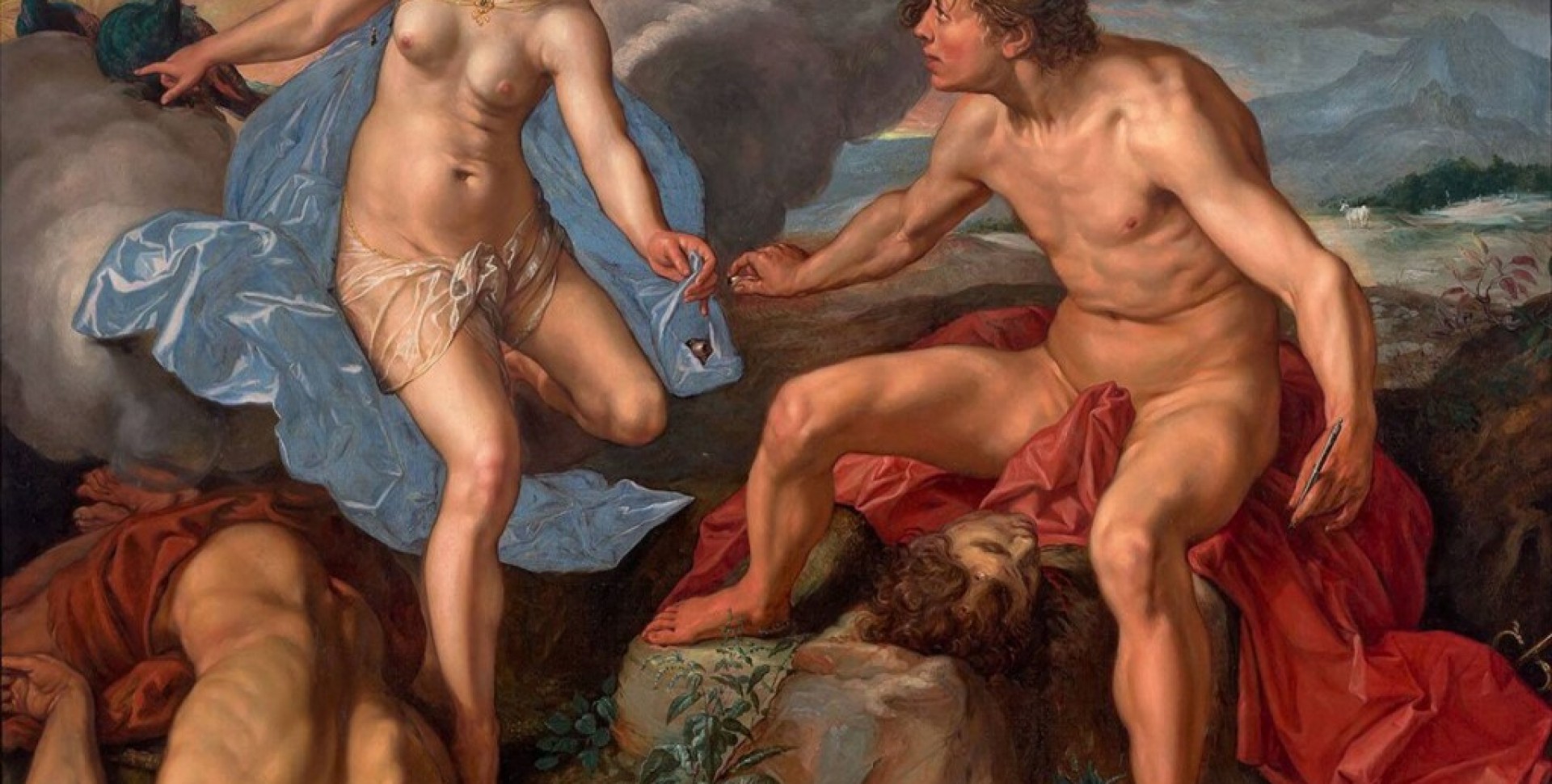 Juno Receiving the Eyes of Argus from Mercury (1615)
