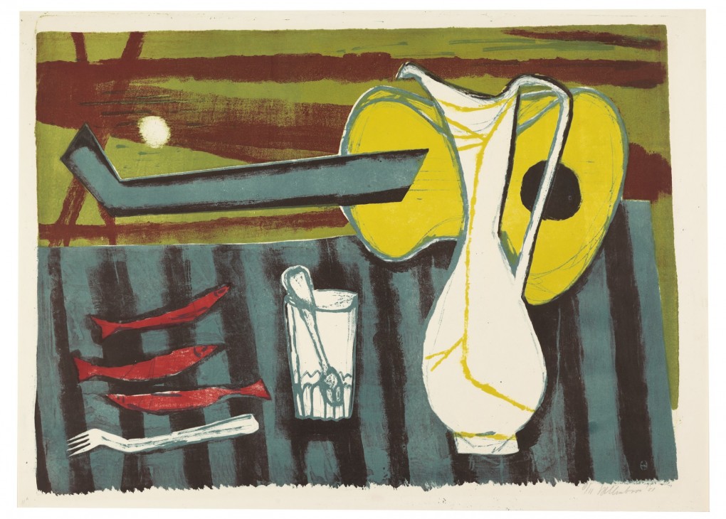 Wally Elenbaas, zonder titel, 1951, kleurenlithografie, aankoop 1952