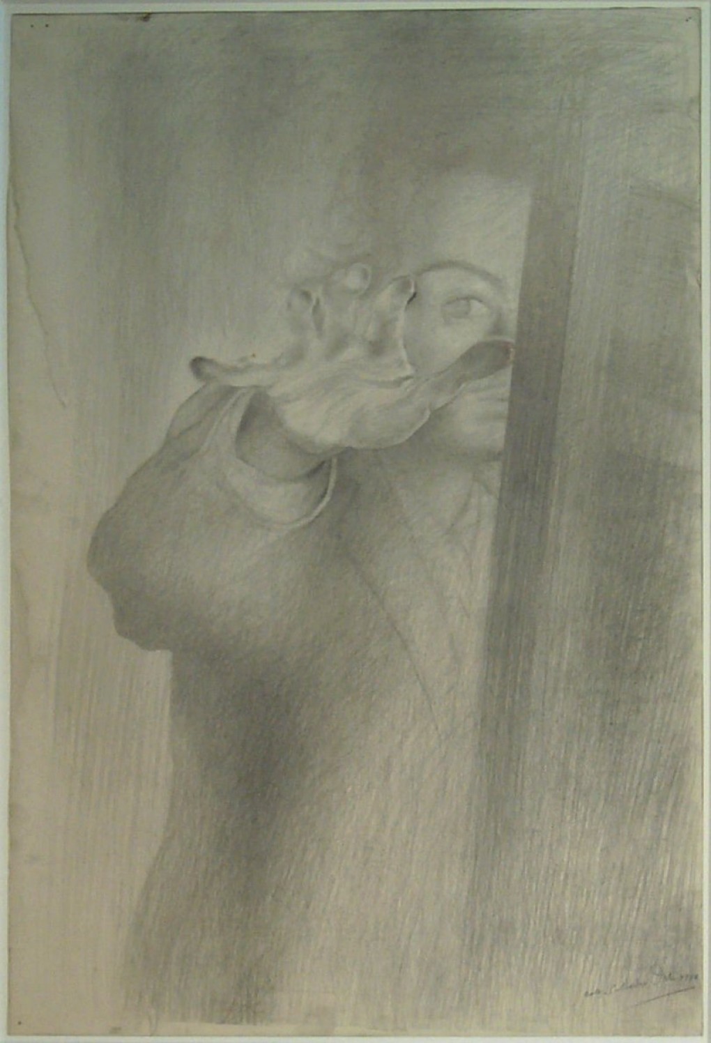Salvador Dalí, Self-Portrait (study for Impressions d’Afrique II),c. 1938, graphite, purchased with the support of the Rembrandt Society, 1979