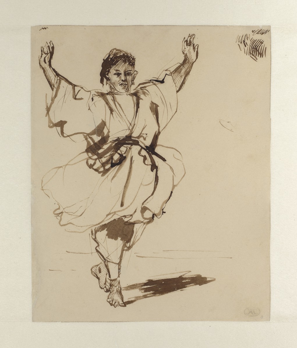 Eugène Delacroix, Dancing Moroccan, 1832, Museum Boijmans Van Beuningen, Rotterdam